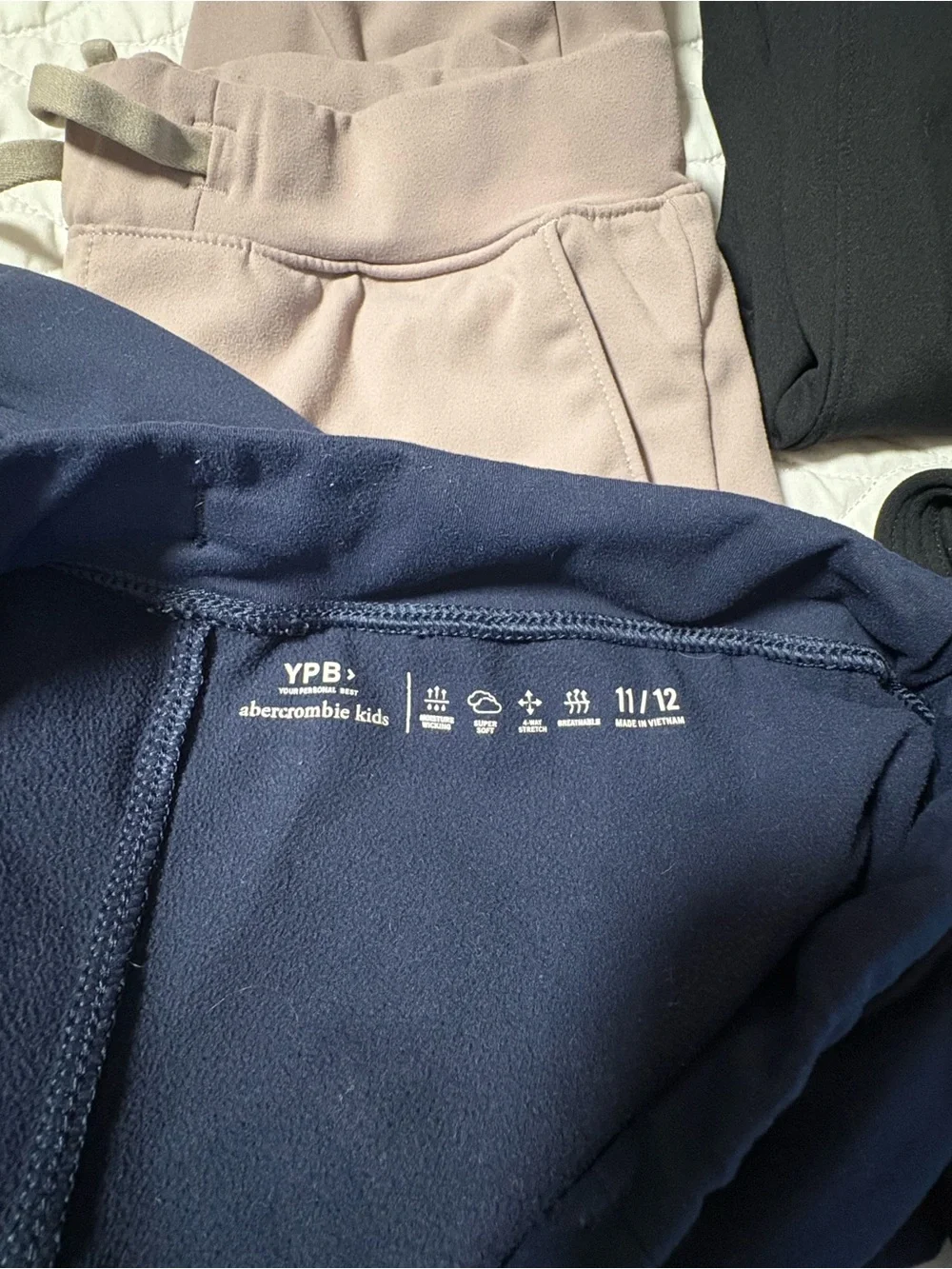 Youth joggers- FOUR pants combo -Abercrombie